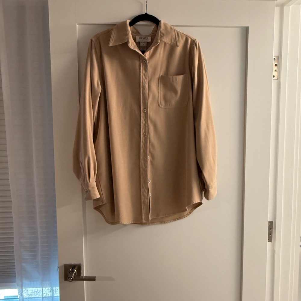 Banana Republic Tan Casual Button Down Shirt